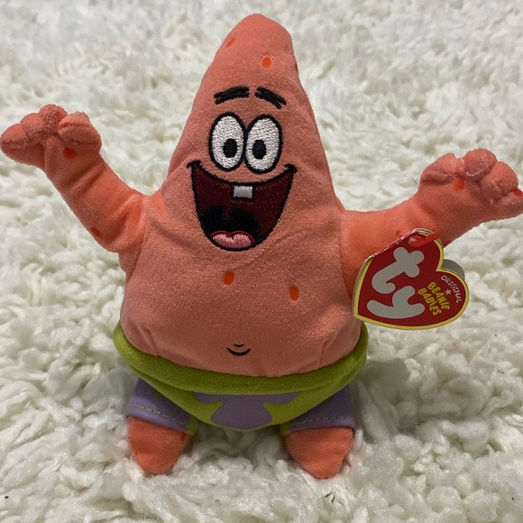 Ty Other - Patrick Star Ty Beanie Babies SpongeBob SquarePants Plush Toys Starfish toy